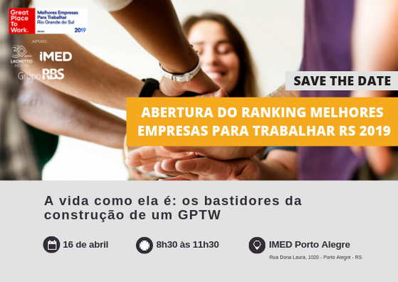 Lançamento do Ranking GPTW Rio Grande do Sul 2019