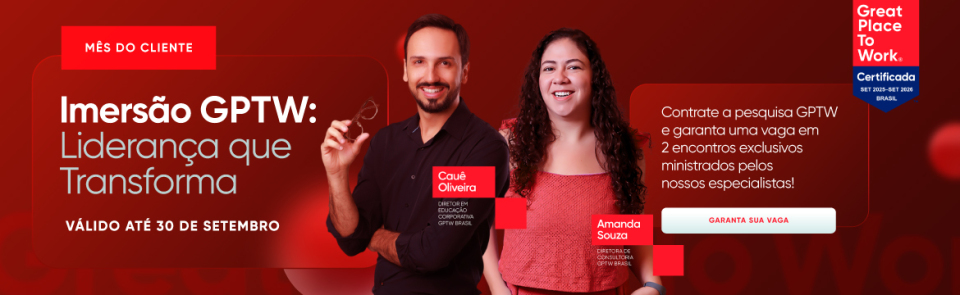 Pesquisa GPTW | Aquira sua pesquisa este mês e ganhe uma vaga para Imersão